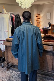 SCANDINAVIAN LOOK グリーンキルティングコート