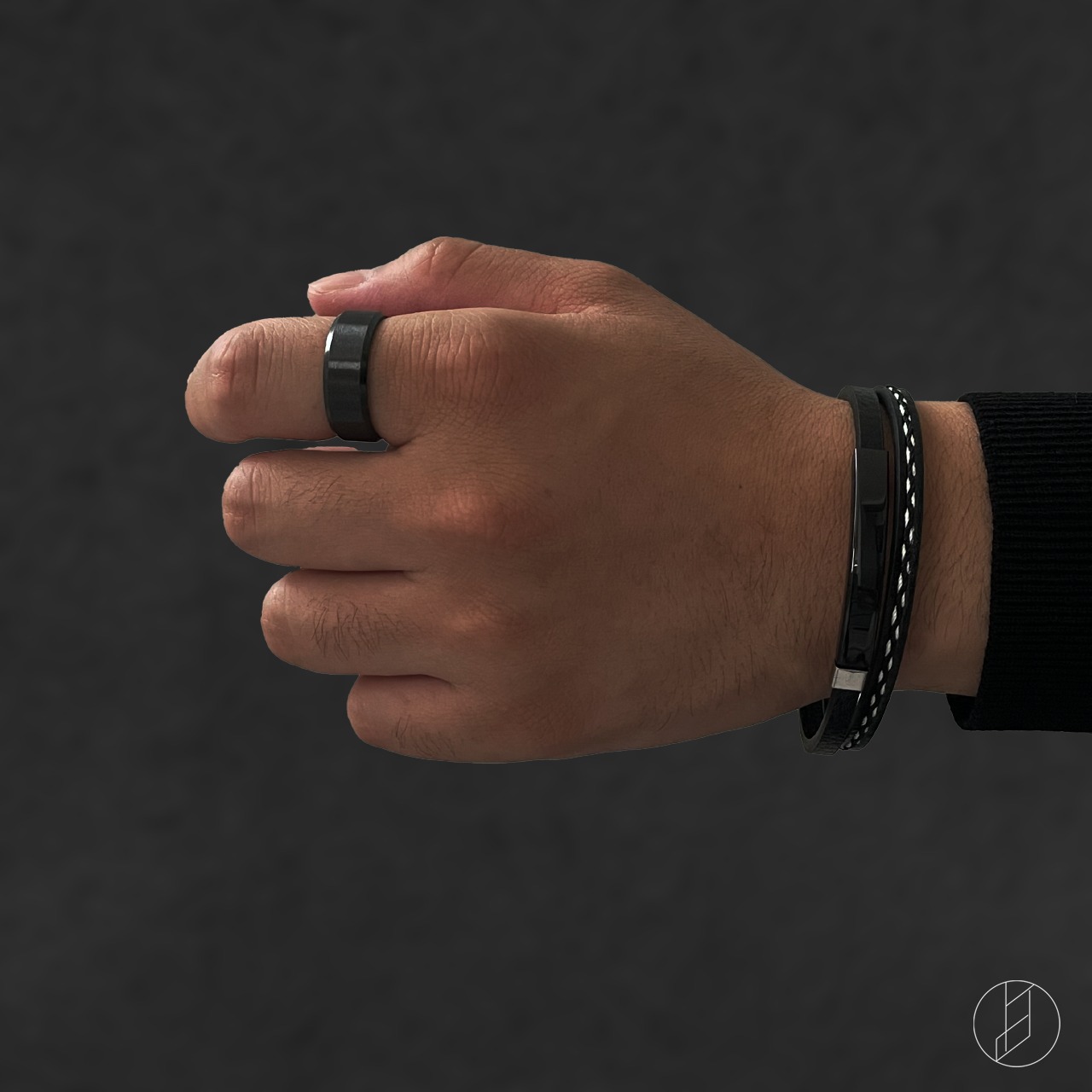 Double Leather Bracelet