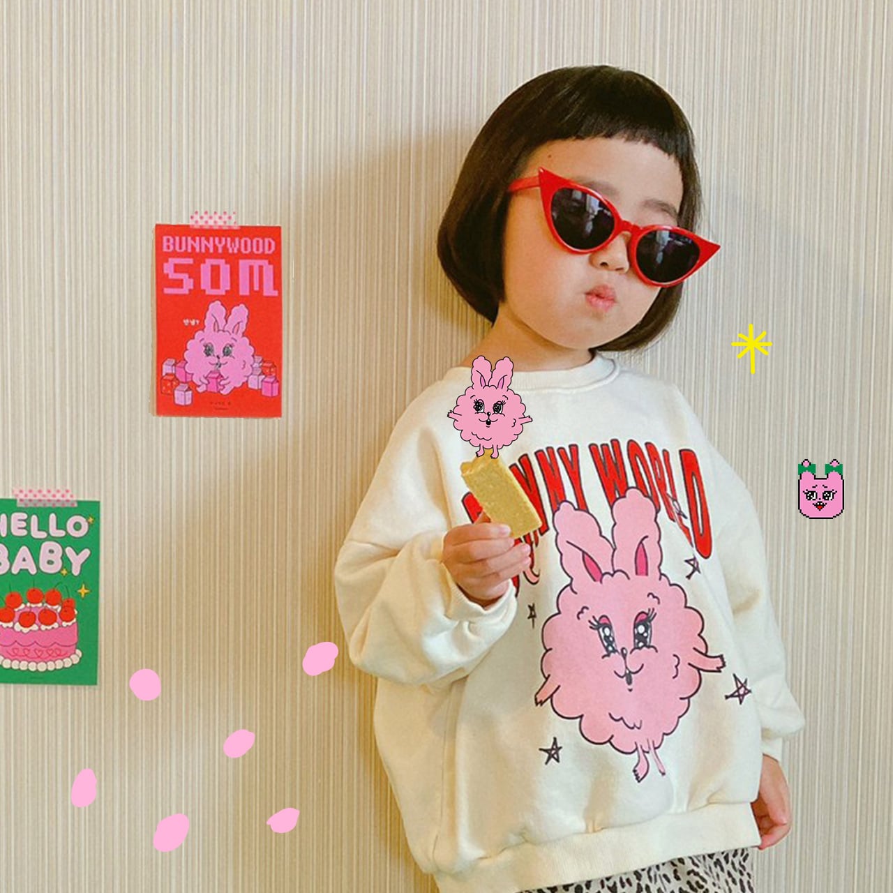 韓国子供服 bunnypowder シャカシャカmtm 韓国子供服 bunnypowder シャカシャカmtm