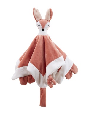 【即納】Kid's Concept / Baby blanket fox キツネさん ぬいぐるみタオル