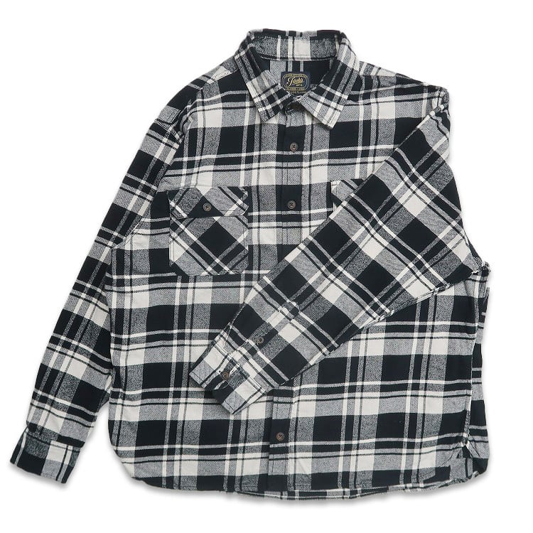 古着 JACHS ネルシャツ フランネル 長袖シャツ チェック 表記：XXL