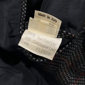 イタリア製 カシミヤ混 Salvatore Ferragamo フェラガモ チェック テーラードジャケット 40/メンズ