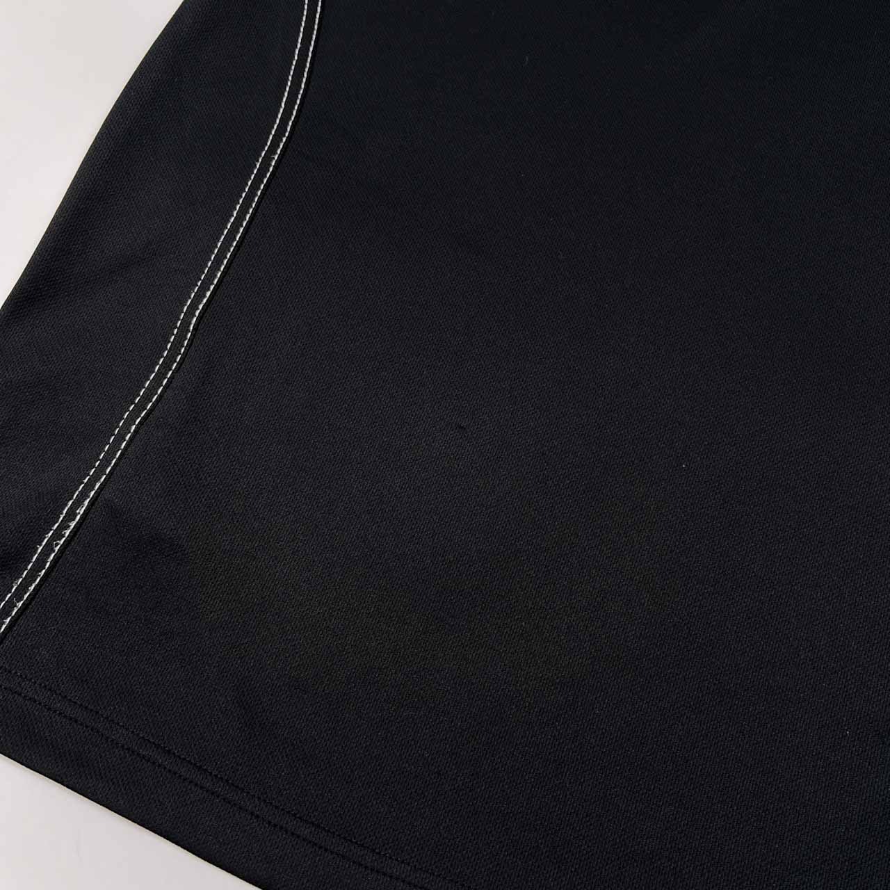 J.LINDEBERG ジェイリンドバーグ ロゴ刺繍 ドライ メッシュ 半袖 ポロシャツ サイズ M /メンズ/ブラック/ゴルフ