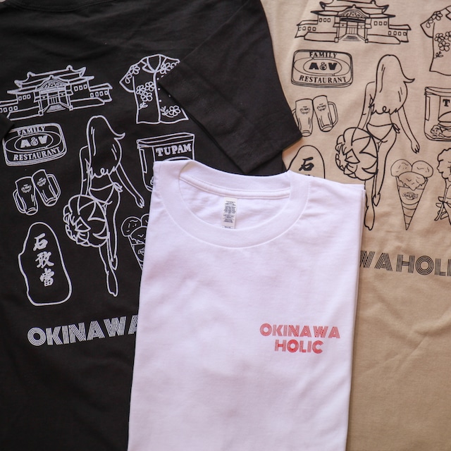 OKINAWA HOLIC tee/沖縄中毒T}