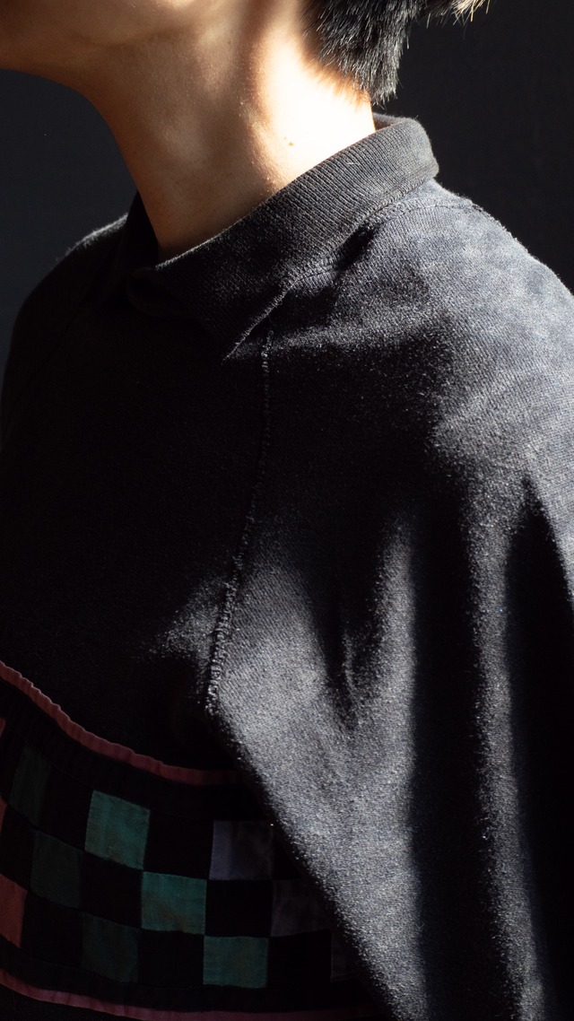 "TULTEX" '90s vintage Multi checkered pattern sweat