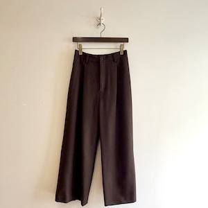 C30634 Wool Serge Single-Tuck Pants