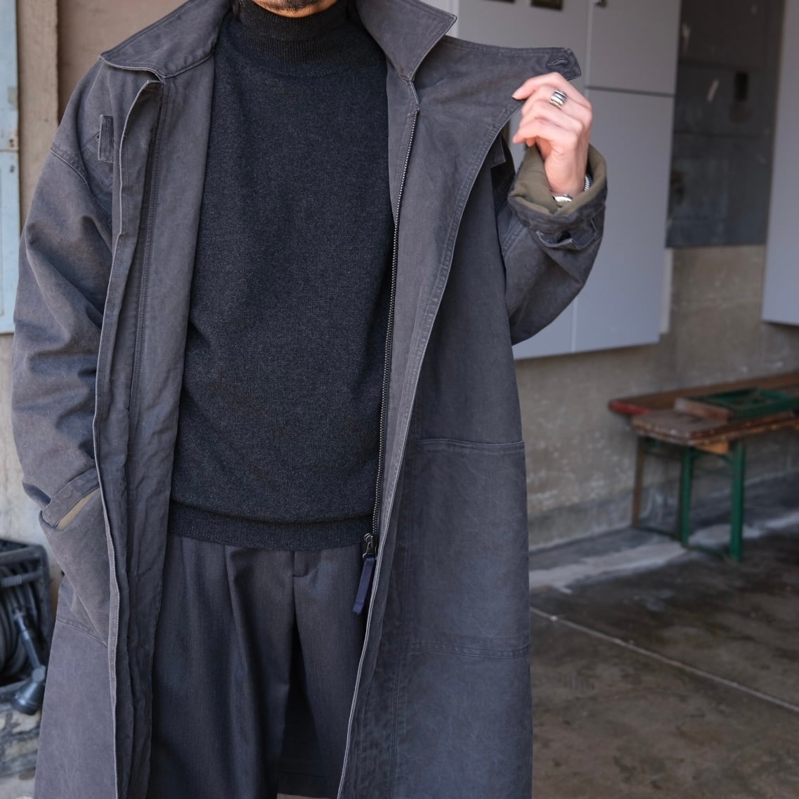 gourmet jeans”STAND COAT” | Lapel online store