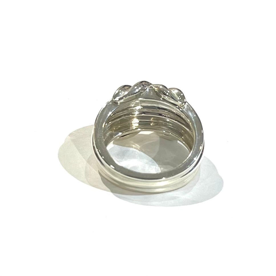 激レア【TIFFANY&CO.】2211 ワイドシグネチャーリング 11.5号