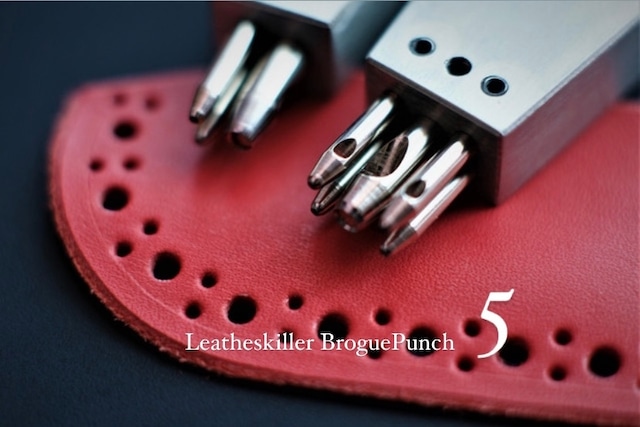 Leatheskiller　 Strap Punch 2+6孔 4mmピッチ/径1.3mm　