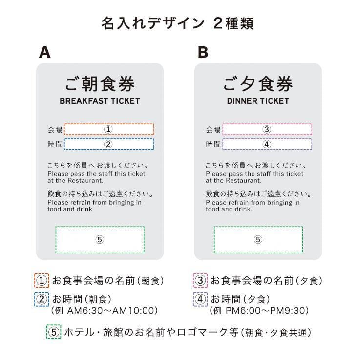 BDT-55 朝食券・夕食券 SHIMBI SAPPORO（シンビ サッポロ） UV-食事