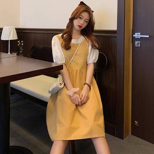 ✞ サマーツーピースカラー♥カワイイ♥ スウィート 夏物 ✞ゴスロリ SM ミリ 甘ロリ クラロリ 和ロリ エレガント 黒ロリ 姫ロリ 華ロリ BB-BB4184489