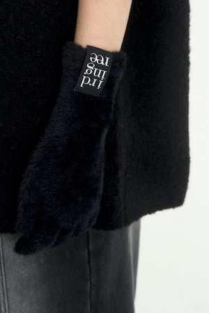 [TREEMINGBIRD] TMB Fur Gloves [ Black ] 正規品 韓国ブランド 韓国通販 韓国代行 韓国ファッション TRMNGBD tmb TREEMING BIRD 日本 店舗