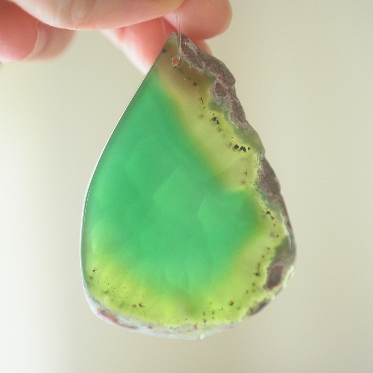 Rainbow Beach 04 - アゲートヒーリングチャイム / Agate Sun Catcher Wind Chime 620