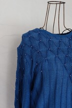 Beads design spring knit