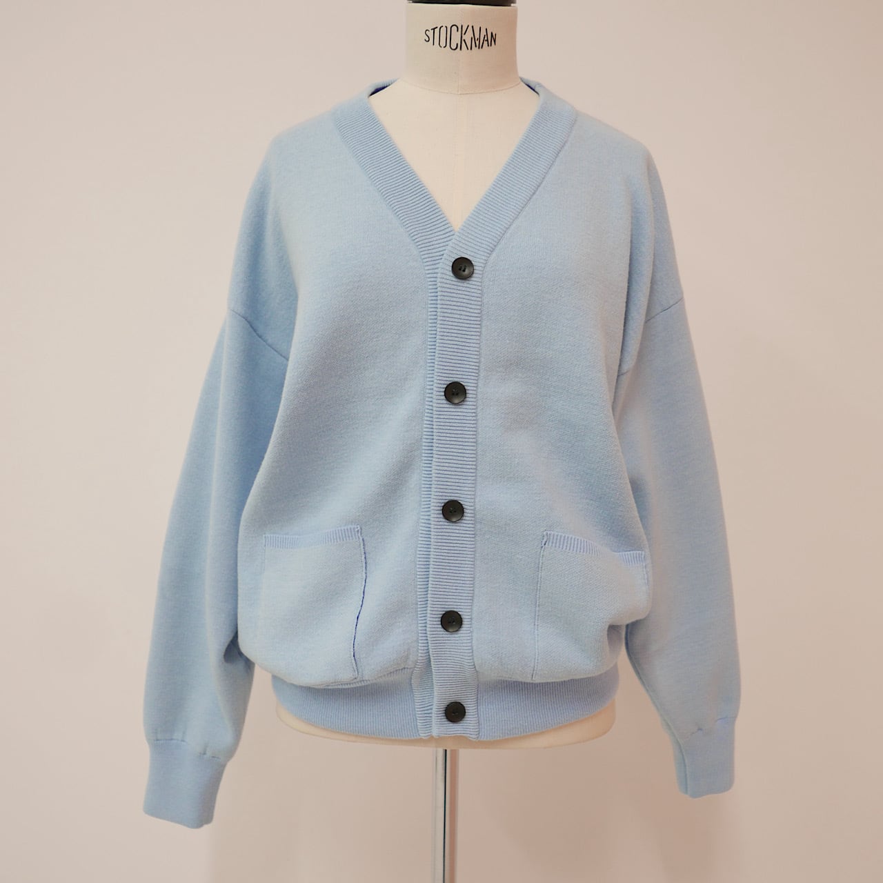 リバーシブルカーディガン(ライトブルー×ブルー) | LINKABLE