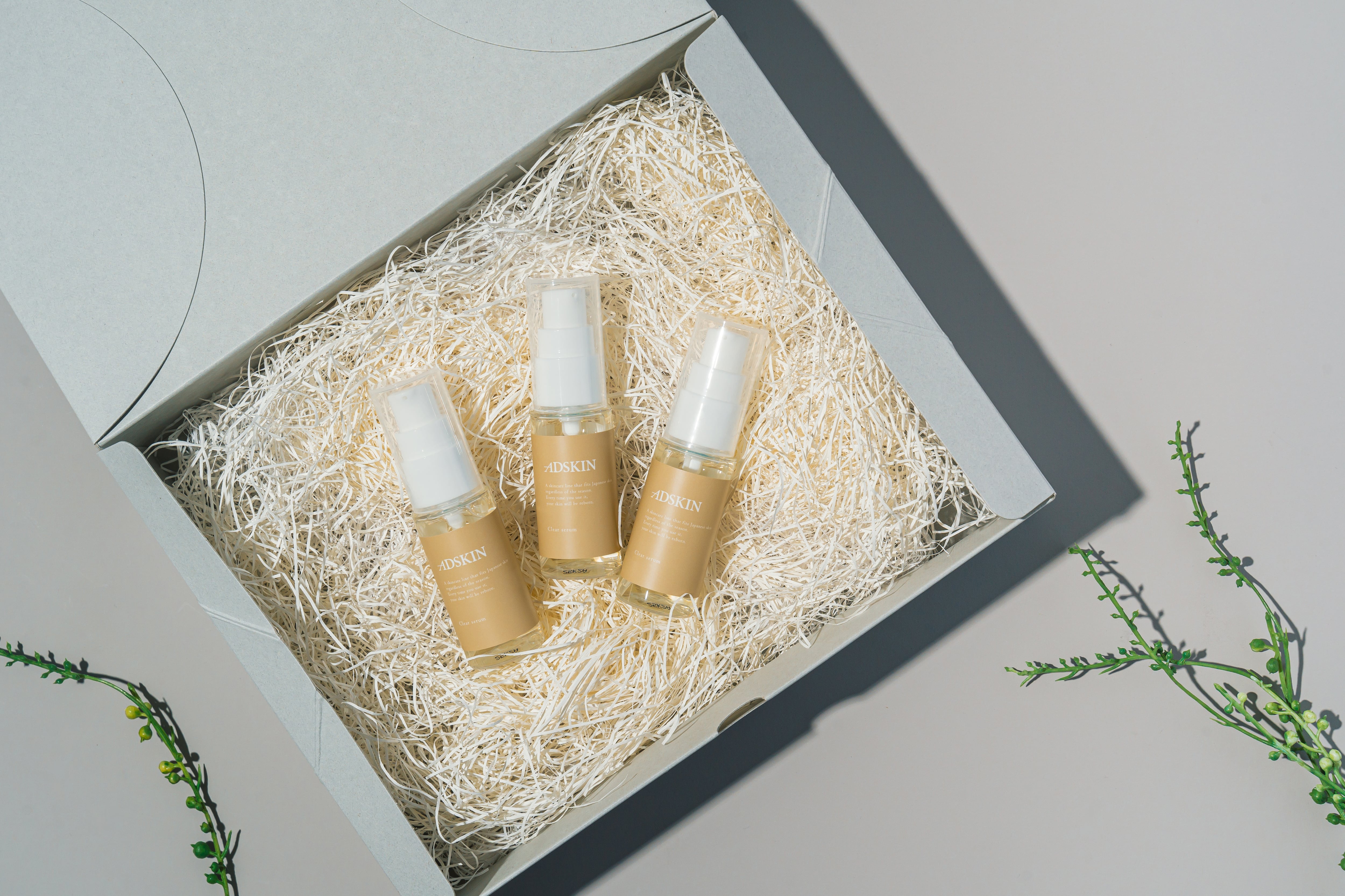 ADSKIN スキンケアセット 定期便3ヶ月】クリアセラム×3本 | ADSKIN