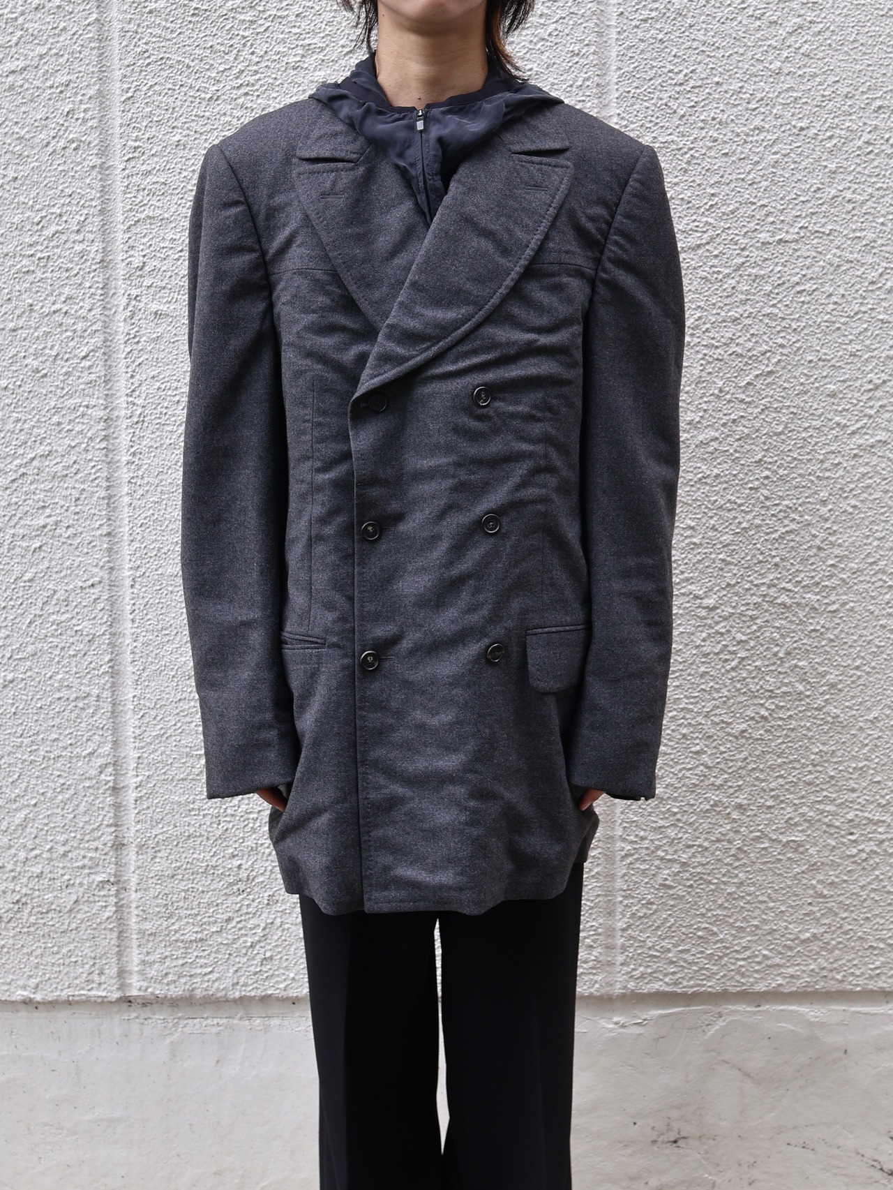 【gucci】wool double half coat