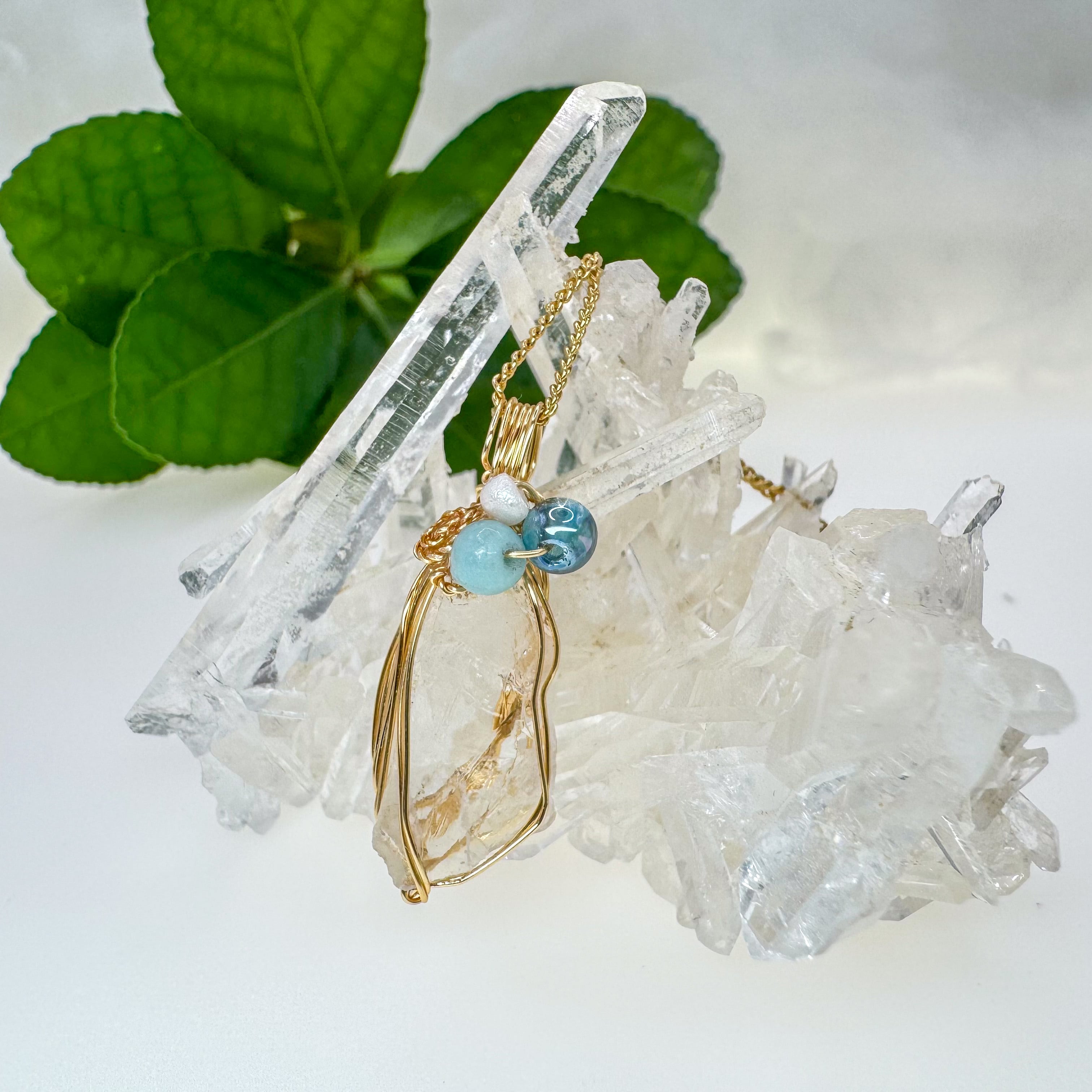 高千穂水晶ネックレス | sunday shop〜宮崎水晶アクセサリー〜