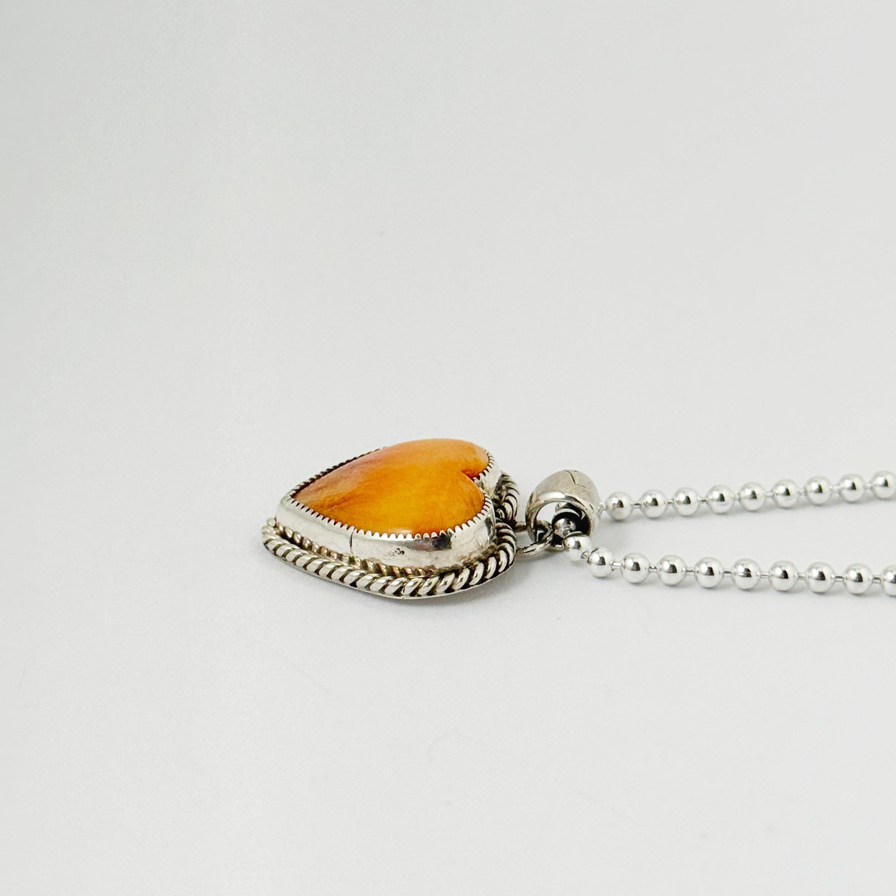 再入荷】《Indian Jewelry 》【 一点物 】ハート スパイニー