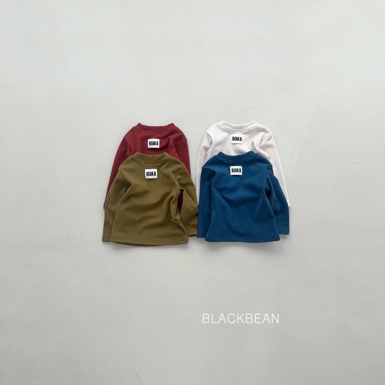ブラックビーン / blackbean / ミルキーTシャツ / 韓国子供服 / キッズ / 26winter〖取寄〗*ベビーS~XL*