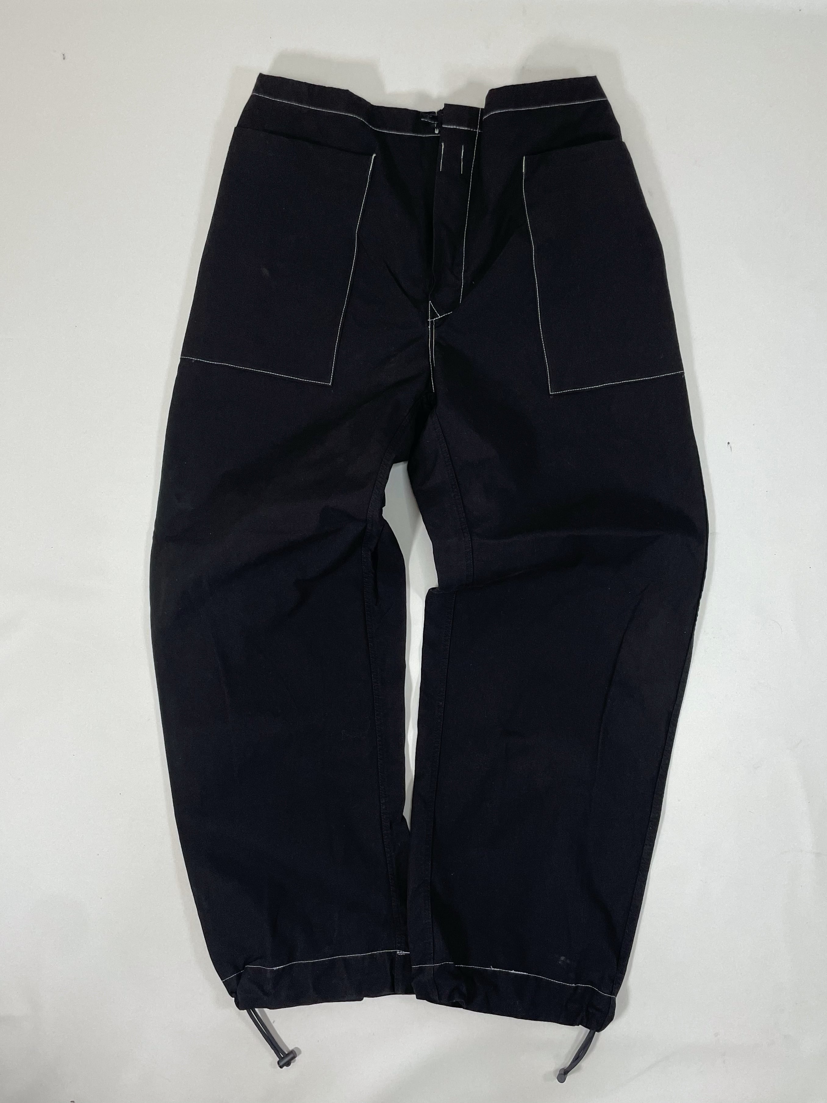 Remake Italian easy pants (ブラック)
