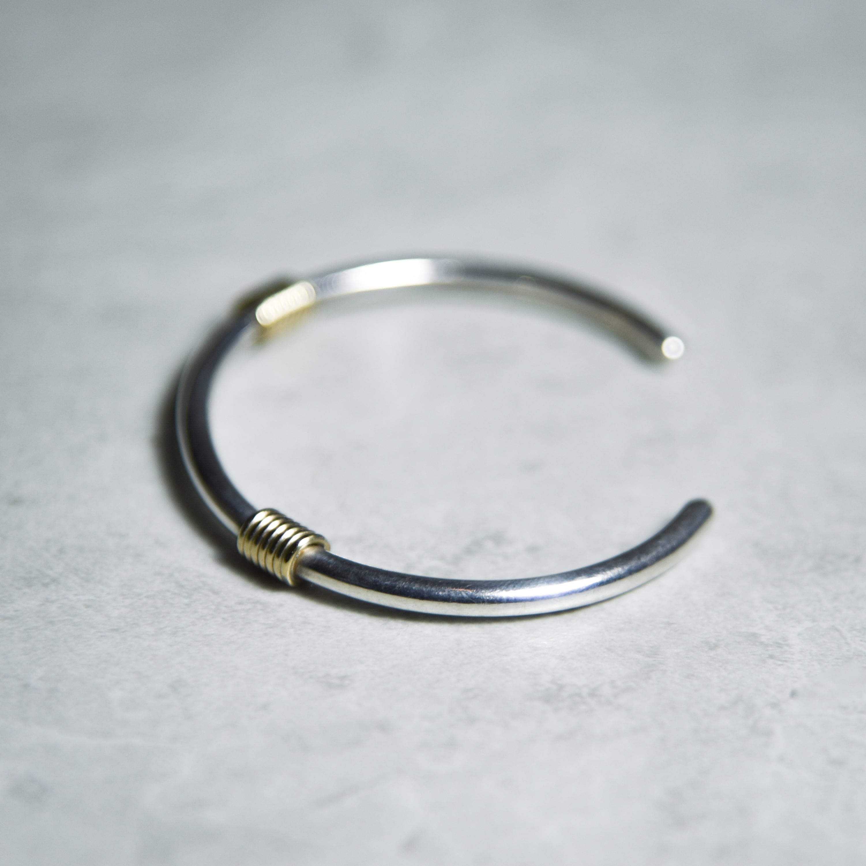 70s Denmark Vintage Silver Bangle A.MIK Andreas Mikkelsen