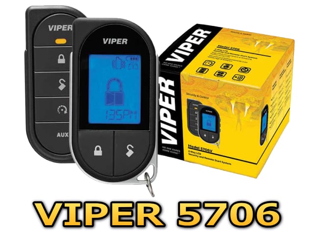 VIPER5706V 白黒 液晶リモコン＆エンジンスターターモデル(バイパー 5706V） | カーセキュリティーとオーディオの専門店　 ユニバーサルトレーダー powered by BASE