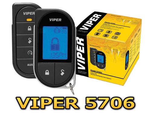 VIPER5706V 白黒 液晶リモコン＆エンジンスターターモデル(バイパー 5706V）