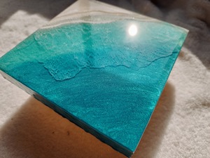 195.オーシャンレジンアート 正方形パネル