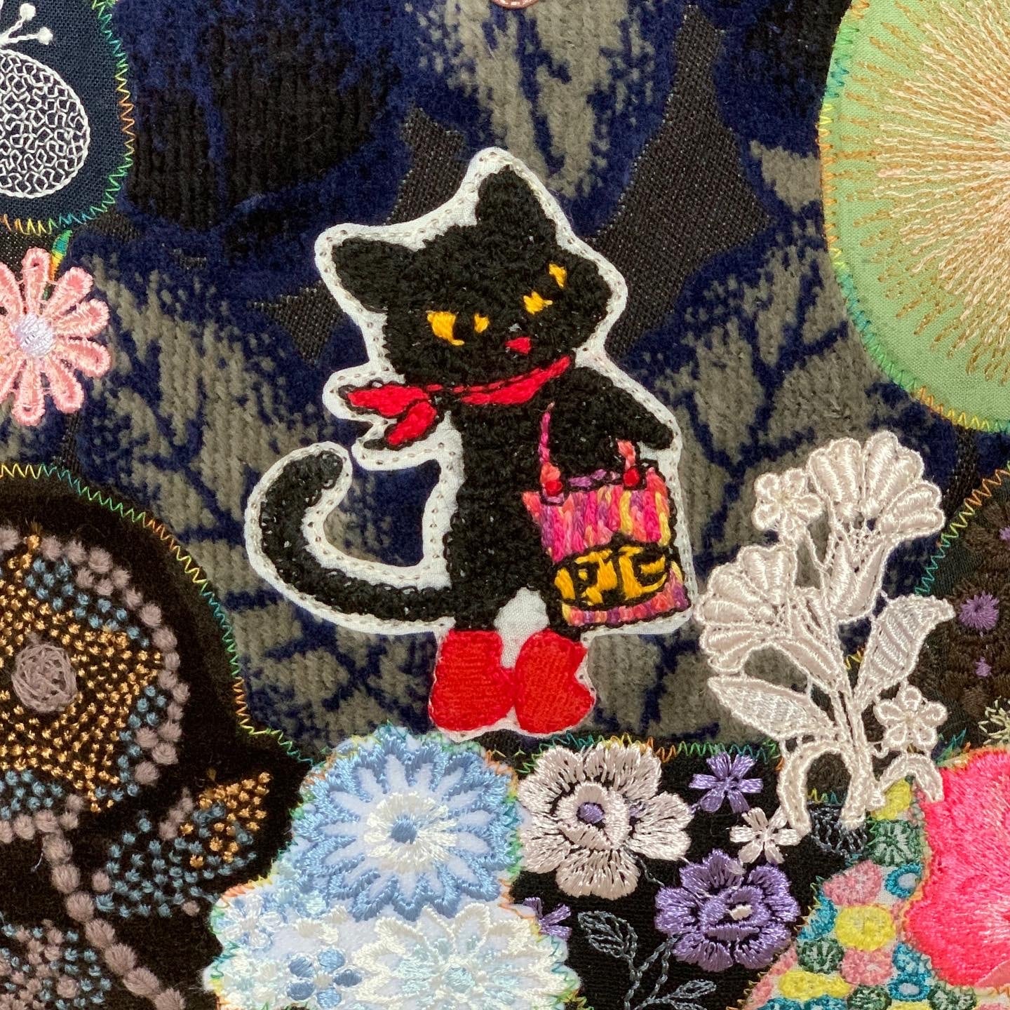 お花畑にお出掛け☆クロッチ♪ミナペルホネン・PJC等刺繍生地の 