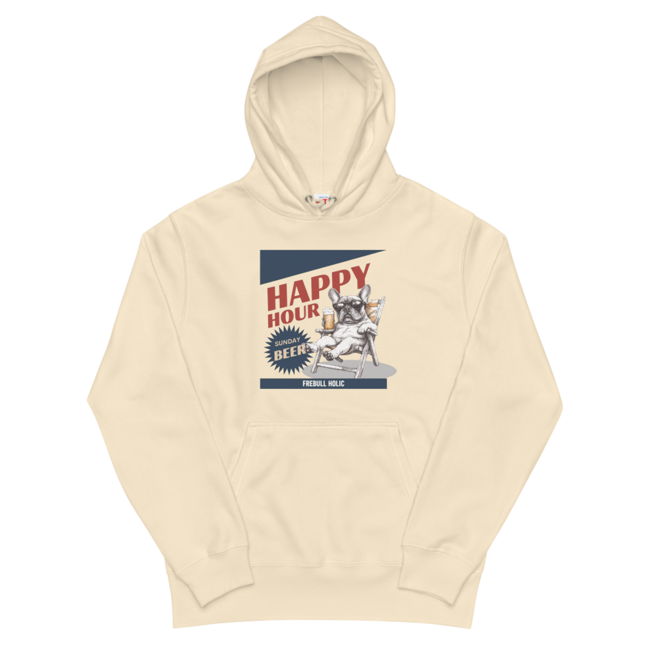 FREBULL BEER ユニセックス プルオーバー パーカー (4colors) P00455