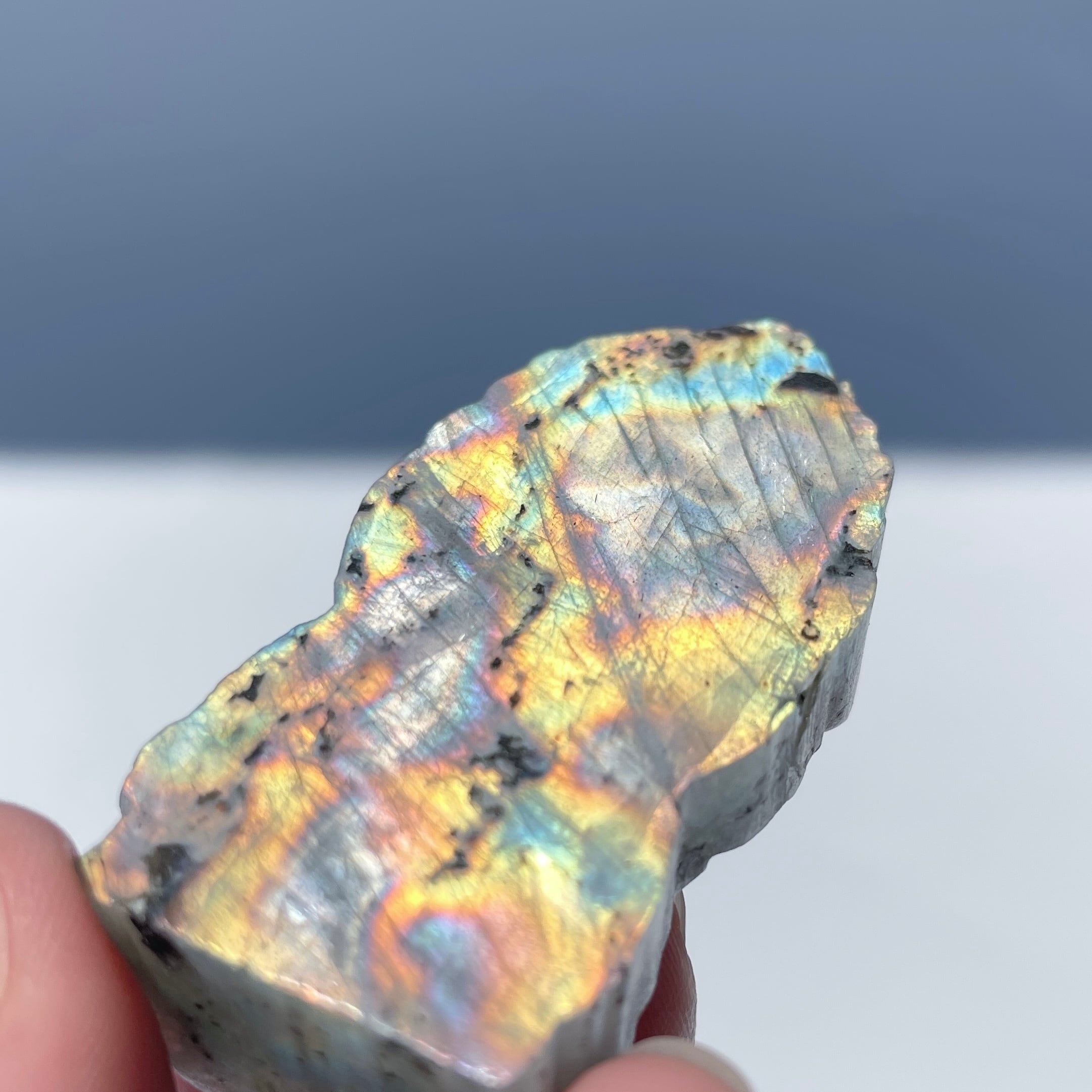 ラブラドライトガネーシャ02◇Labradorite Ganesha◇天然石・鉱物