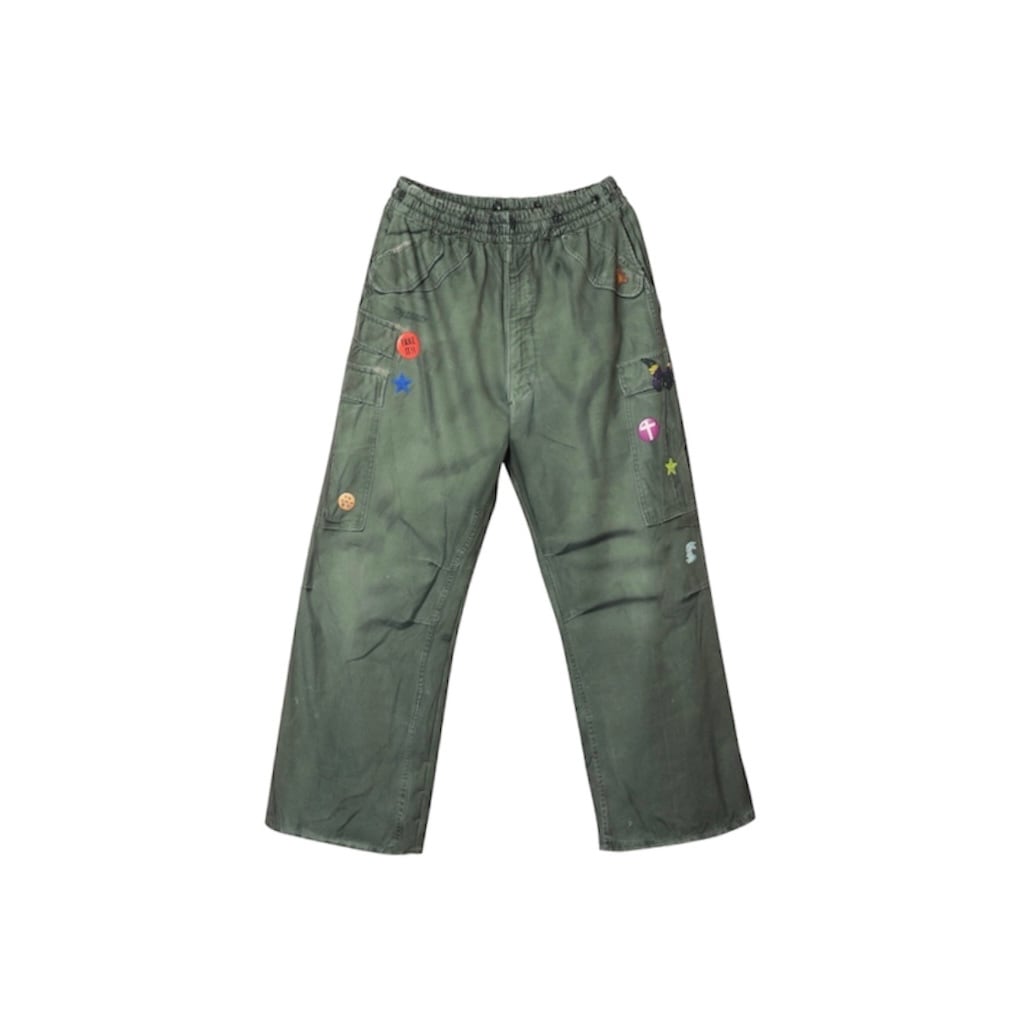 TOY DEVIL / "M65" print SWEAT pants / multi