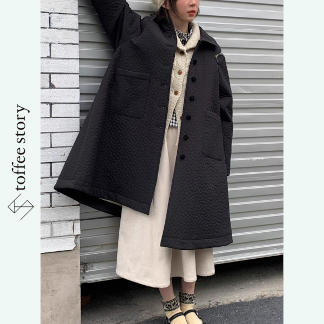 陽だまりアンティークのAライン物語スカート《W0210》