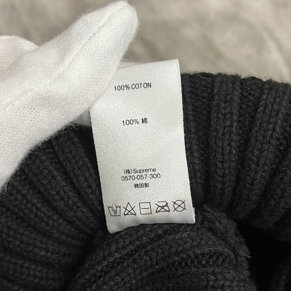 帽子正規品 Supreme 18ss Overdyed Ribbed Beanie