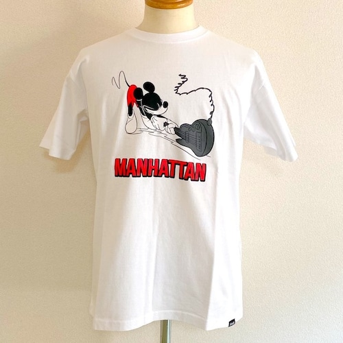 Disney / T-shirts MANHATTAN　WHITE