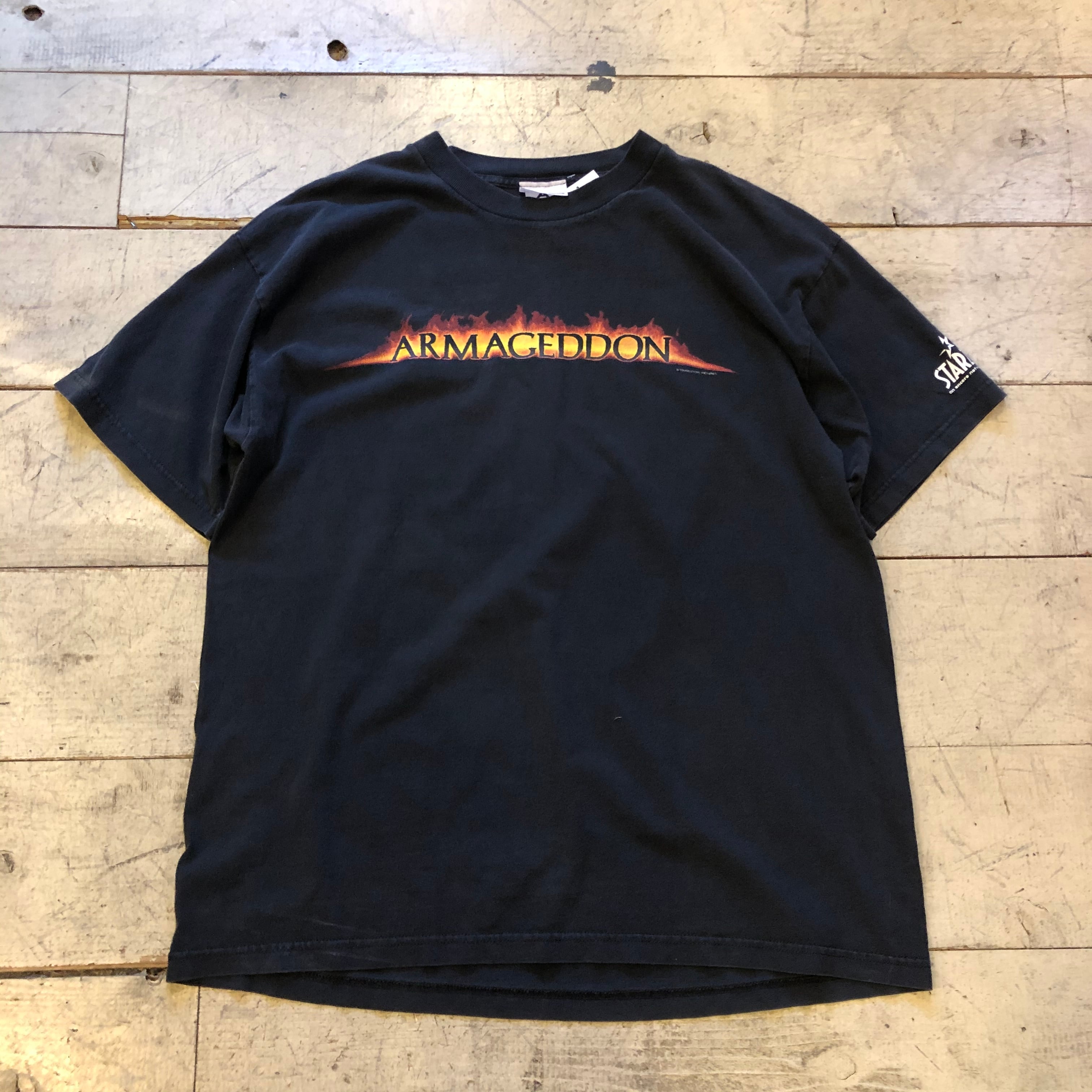 90s ARMAGEDDON T-shirt | What’z up powered by BASE