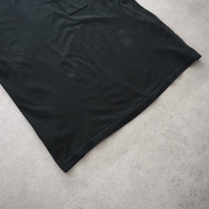 90s Pocket TEE solid black [XL相当] 古着