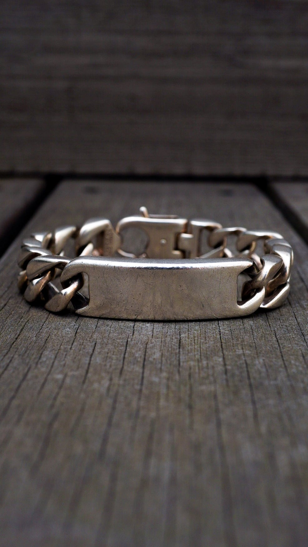 VINTAGE】TIFFANY&Co. ティファニー ヘビーウェイト ID ブレスレット  