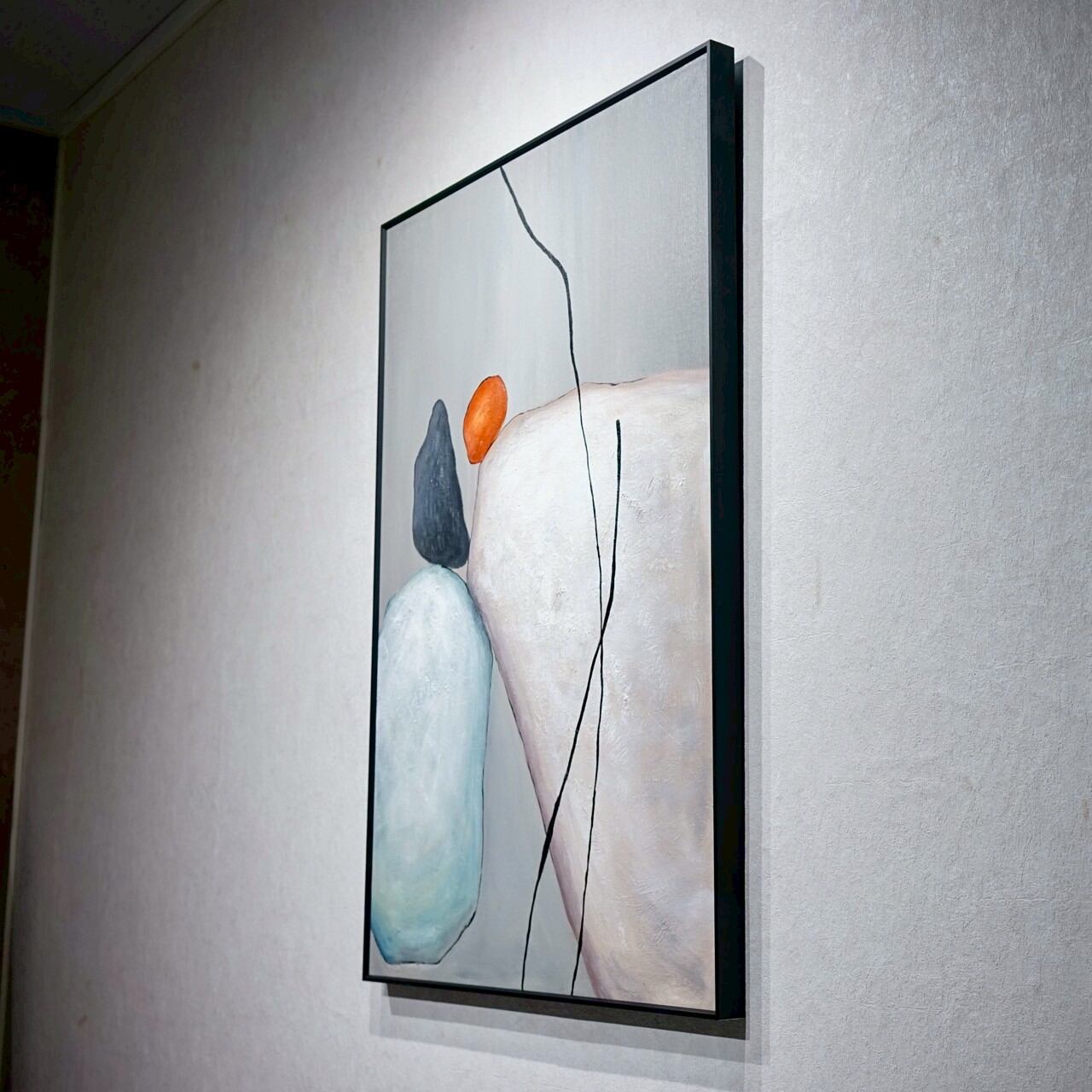 輸入品 油絵 抽象画 壁掛け アート 100×70 現代 美術 絵 絵画