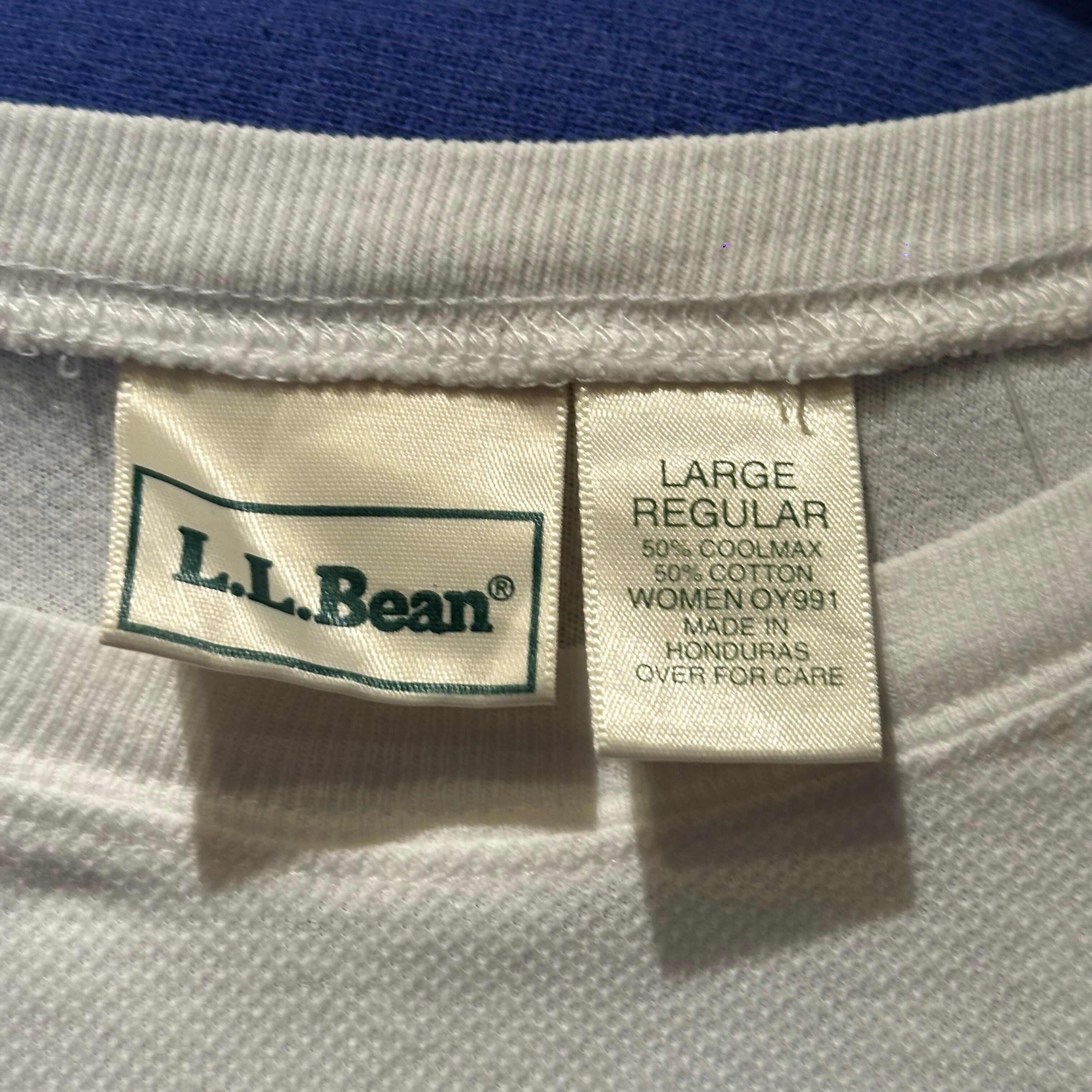【グッドプリント】90s〜00s LLbean Tシャツ made in USA