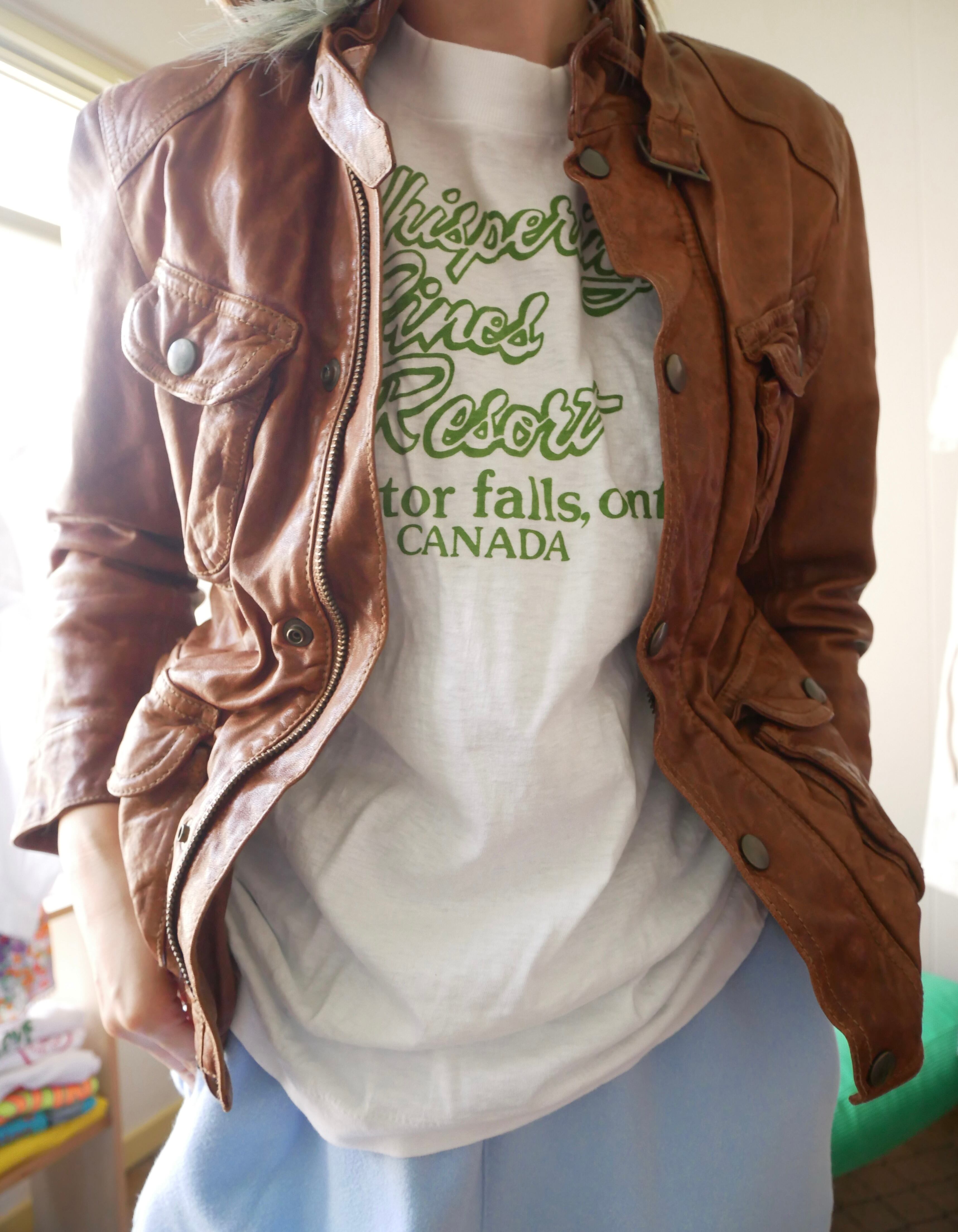 beautiful people Leather Safari Jacket