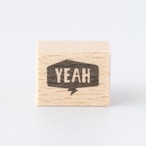 【吹き出しの文字】YEAH | はんこ