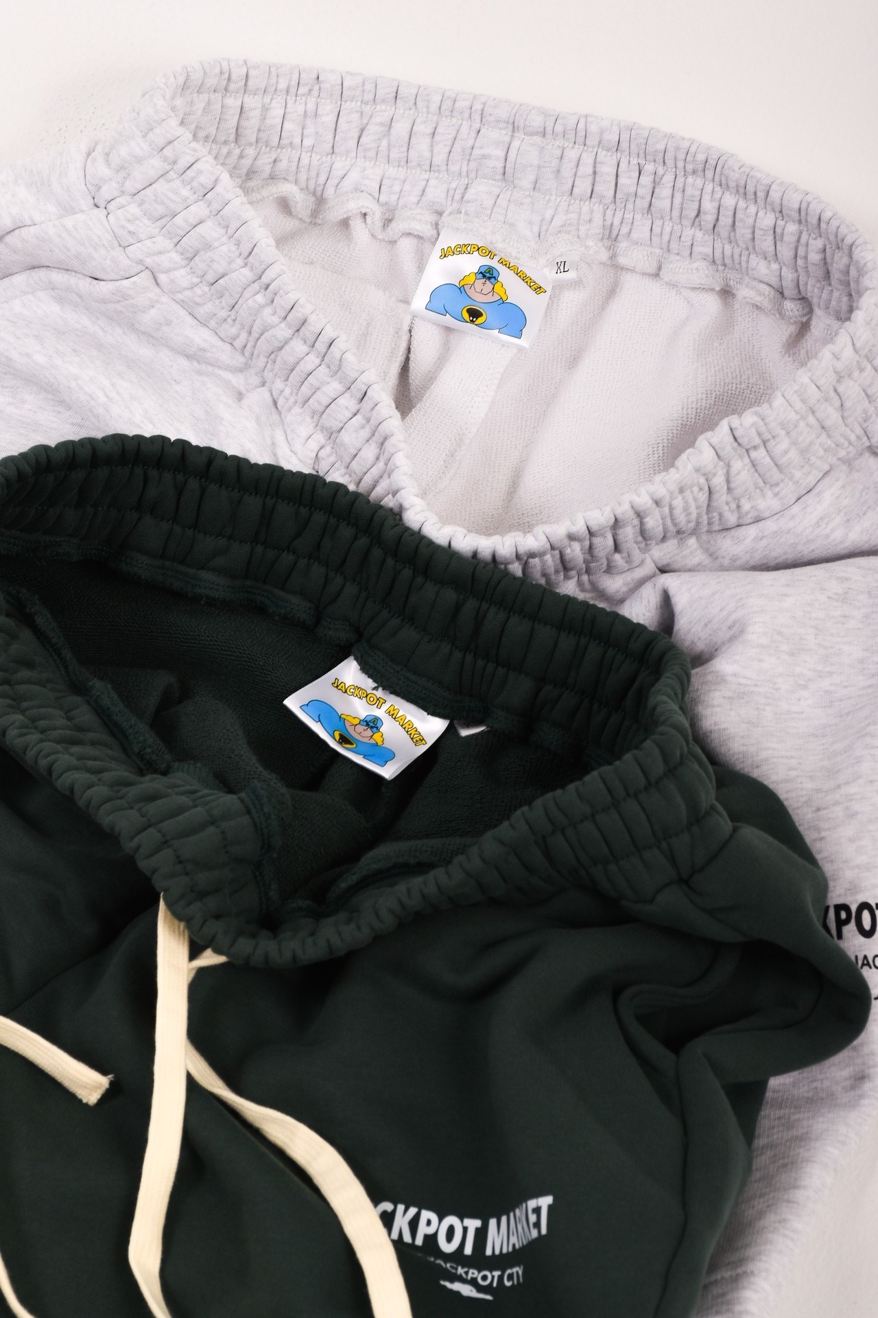 スウェットショーツ　レトログリーン