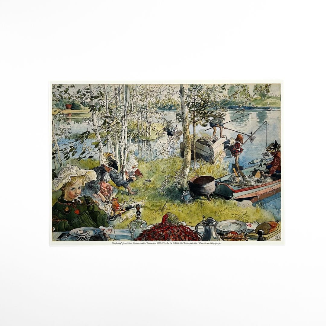 カール・ラーション フレーム付きポスター ザリガニ漁 | hmm, by 東京