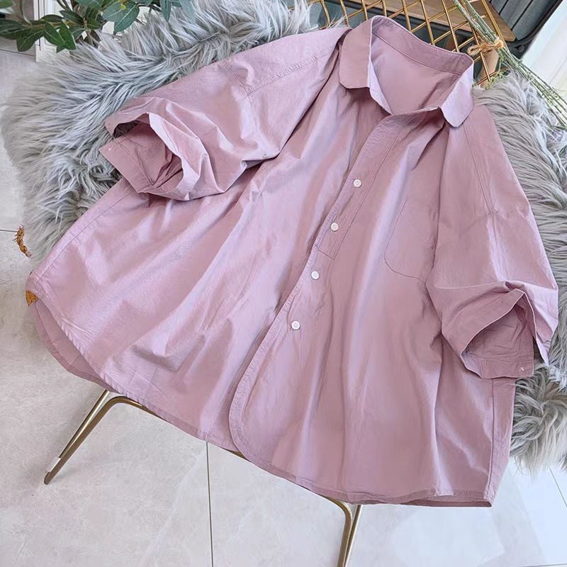 ラウンドカラー ゆったりブラウス 4col Y 260067 | Raglana