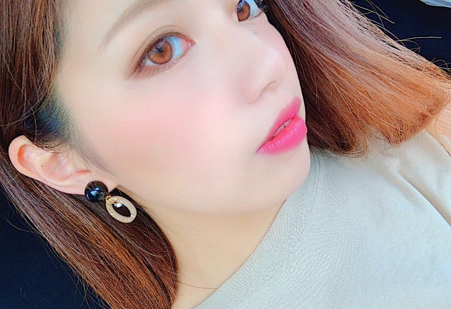 【first01༄Handmade】天然石風アシンメトリーピアス