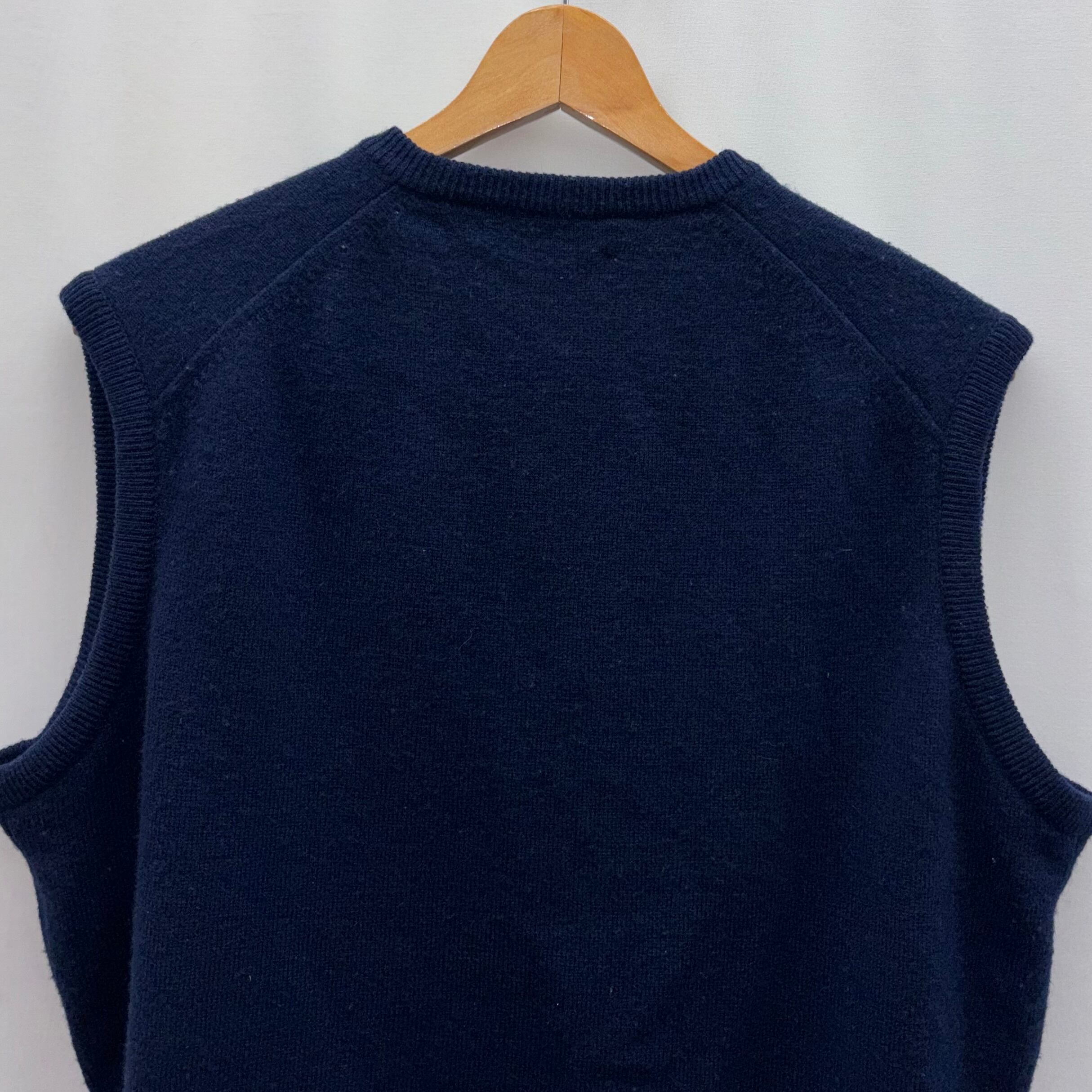 Burberrys 英国製ラムウール　ニットベスト 80s 90s ヴィンテージ Burberrys 英国製ラムウール ニットベスト 80s 90s ヴィンテージ