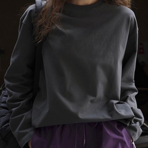 ドロップショルダー オーバーサイズ ロングスリーブTシャツ A00403