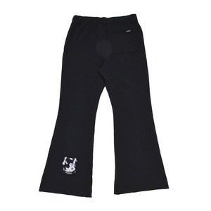 【KAMIYA】"""Girl Patch"" Bootcut Sweat Pants T/C"